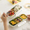 Edelstahl Lunch Box 700ml 11x26x5cm Milchweiß 7