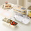 Edelstahl Lunch Box 700ml 11x26x5cm Milchweiß 9