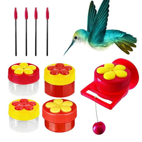 Handheld Hummingbird Feeder with Window Mount Suction Cup 1