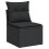 VidaXL vidaXL 6-tlg. Garten-Sofagarnitur mit Kissen Schwarz Poly Rattan 4