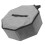 Faltbare graue Hutablagebox für breite Hüte, 43x18cm 12