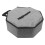 Faltbare graue Hutablagebox für breite Hüte, 43x18cm 14