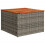 VidaXL vidaXL 8-tlg. Garten-Sofagarnitur mit Kissen Grau Poly Rattan 6