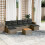 VidaXL vidaXL 8-tlg. Garten-Sofagarnitur mit Kissen Grau Poly Rattan 2