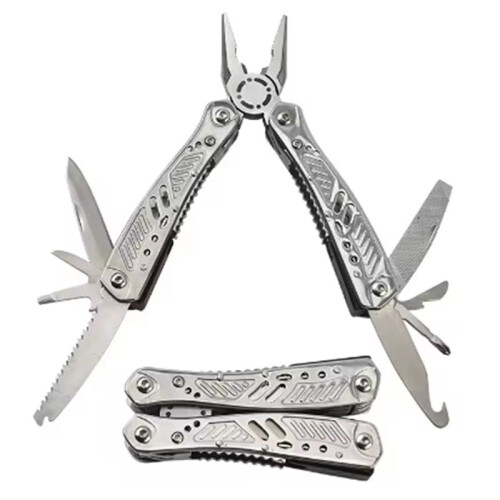 1PCS Stainless Steel Multi-Function Folding Tool - Outdoor Camping Travel Car Multi-Use Kit for Adventure 1