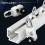 Ensemble de tringle à rideaux en aluminium noir 110 cm, robuste et silencieuse 3