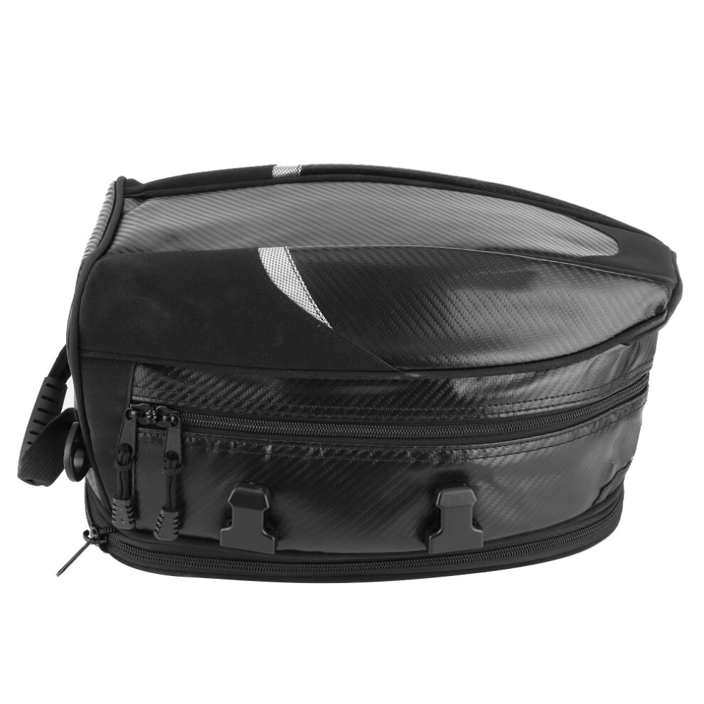 Waterproof Motorcycle Tail Saddle Bag 14.5-18.5L Luggage Storage Pack 9471391927251