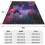 Galaxy Throw Blanket Purple Nebula 80x60 in 3