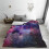 Galaxy Throw Blanket Purple Nebula 80x60 in 4