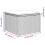 VidaXL vidaXL 12-tlg. Garten-Sofagarnitur mit Kissen Grau Poly Rattan 9