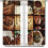 Brown coffee-themed thermal curtains rod pocket 2 panels 2