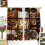 Brown coffee-themed thermal curtains rod pocket 2 panels 4