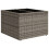 VidaXL vidaXL 4-tlg. Garten-Sofagarnitur mit Kissen Grau Poly Rattan 4
