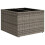 VidaXL vidaXL 9-tlg. Garten-Sofagarnitur mit Kissen Grau Poly Rattan 5