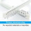 Tringle à rideaux flexible et pliable, dorée, fixation plafond/mur 2