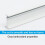 Tringle à rideaux flexible et pliable, dorée, fixation plafond/mur 5