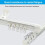 Tringle à rideaux flexible et pliable, dorée, fixation plafond/mur 6