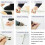 Bendable Flexible Ceiling/Wall Mount Curtain Track for RV, Shower, Window – Gold, Includes Installation Materials 7