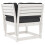 VidaXL vidaXL 5 Piece Garden Sofa Set with Cushions White Solid Wood Pine 6