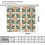 Retro 70s floral curtains pink green pattern rod pocket 2