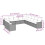 VidaXL vidaXL 11-tlg. Garten-Sofagarnitur mit Kissen Grau Poly Rattan 3