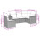 VidaXL vidaXL 5-tlg. Garten-Sofagarnitur mit Kissen Grau Poly Rattan 3