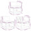 VidaXL vidaXL 5 Piece Garden Sofa Set with Cushions White Solid Wood Pine 10