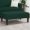 VidaXL vidaXL Fußhocker Dunkelgrün 77x55x31 cm Samt 2