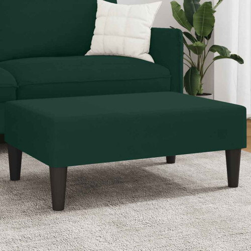 VidaXL vidaXL Fußhocker Dunkelgrün 77x55x31 cm Samt 1