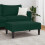 VidaXL vidaXL Fußhocker Dunkelgrün 77x55x31 cm Samt 3