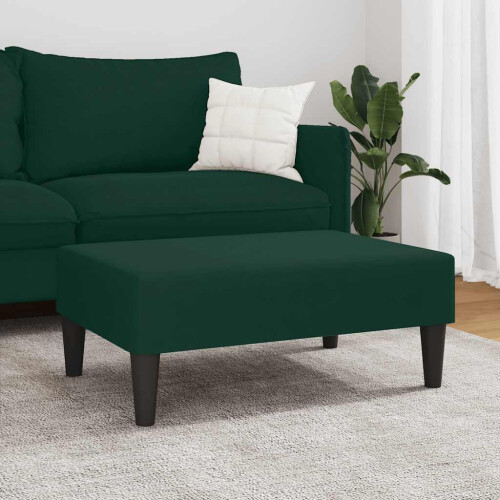 VidaXL vidaXL Fußhocker Dunkelgrün 77x55x31 cm Samt 2
