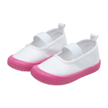 Platta tygskor med mjuk sula för småbarn och baby, storlek 3-4, unisex vardagsskor, kompatibla med barn