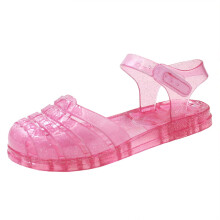 Toddler Girl Tennis Shoes Size 8 – Closed-Toe Princess Jelly Sandals, Summer Dress Shoes, Compatible with Size 6–8