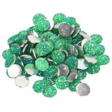 100pcs Resin Flat Back Rhinestones 12mm for Crafts & DIY Decoration