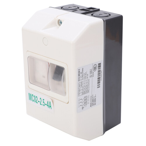 Motor Protection Switch Waterproof 2.5-4A 220/380V IP55 Protector 2