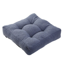 1 PCS Fluffy Sherpa Fleece Chair Cushion Soft Round Seat Cushion Chair Pad for Kitchen, Dining Room, Office, Tatami 18"x18"x4.7"