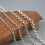 Colar com corrente rolo em prata de lei S925, 3 mm a 5 mm, 50 cm (20 polegadas). 1