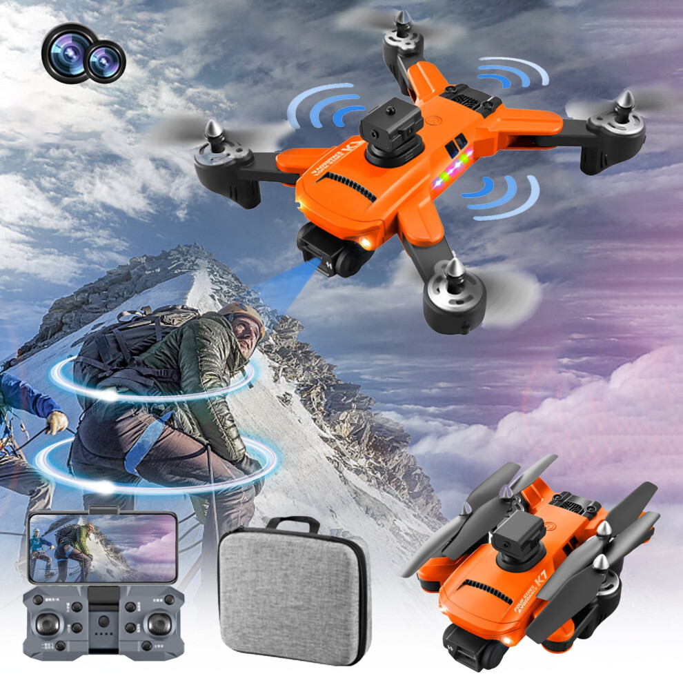 Brushless Drone with ESC Camera, 50x Zoom, WiFi FPV, Obstacle Avoidance, Altitude Hold, 2.4G RC & LED Lights