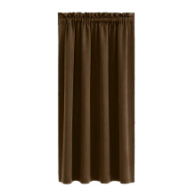 Brown Blackout Curtains Thermal Insulated 1 Pc 37.8 x 63