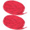 Ski Skates Laces Red 2 Pairs 1