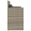 VidaXL vidaXL Gartenbank mit Kissen Hellgrau Poly Rattan 4