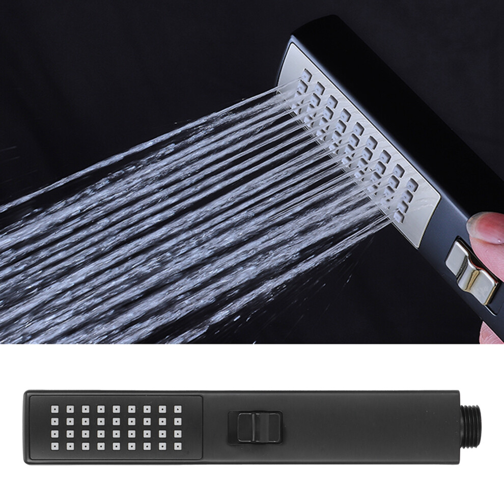 High Pressure Abs Plastic Handheld Shower Head Â Black, 21Cm Length 5001391930216