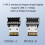 PH76EE A Typ E 90 Winkelverbinder USB3.1 10G PCB-Adapter 3
