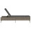 VidaXL vidaXL Sonnenliege mit Auflage Grau Poly Rattan 5