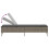 VidaXL vidaXL Sonnenliege mit Auflage Grau Poly Rattan 7