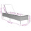 VidaXL vidaXL Sonnenliege mit Auflage Grau Poly Rattan 10