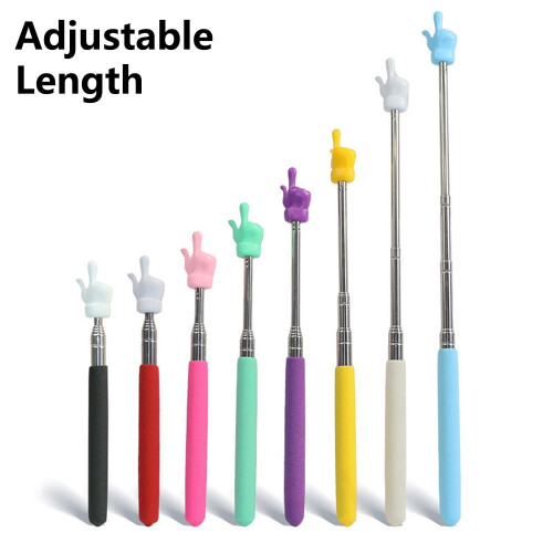 BE-TOOL Learning Resources Hand Pointers Classroom Pointer Stick Set Finger Pointer Pointer Tools Assorted Colors Set C 2