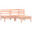 VidaXL vidaXL Gartensofa mit Kissen und Hocker 2-Sitzer 4