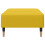VidaXL vidaXL Fußhocker Gelb 77x55x31 cm Samt 5