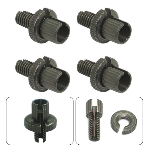 M8 Brake Clutch Cable Adjuster Nuts Bolts Set 4pcs 2